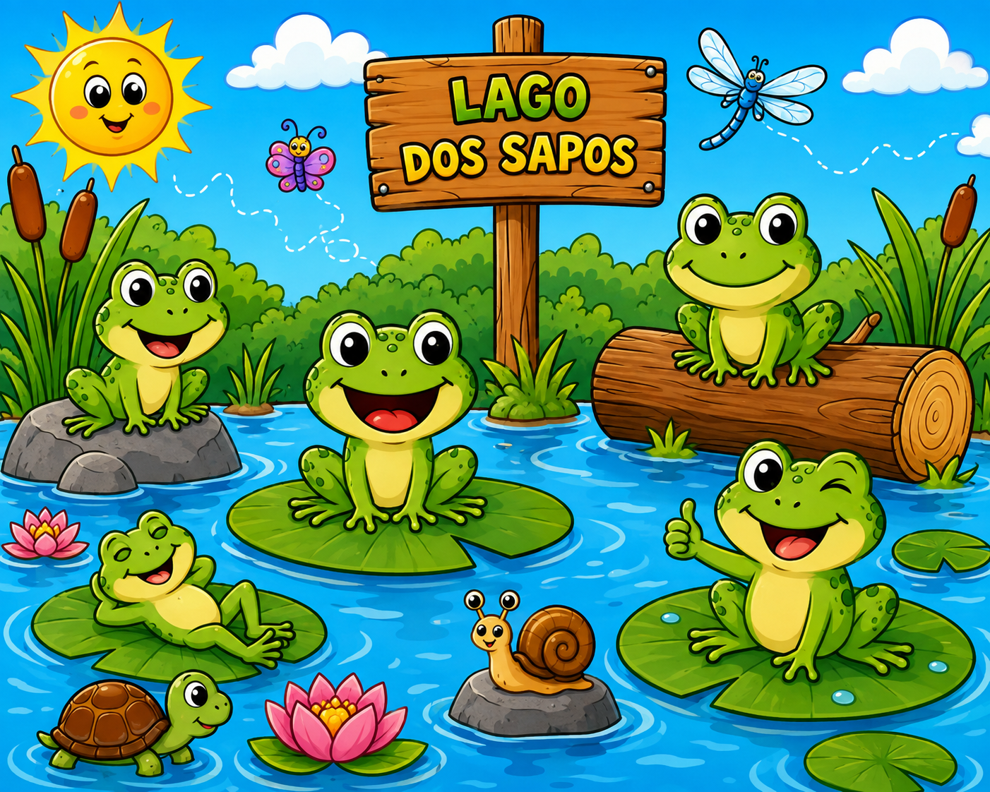 Lago dos Sapos Colorida